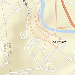 Përmet Street Map