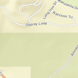 Almanor West California Street Map