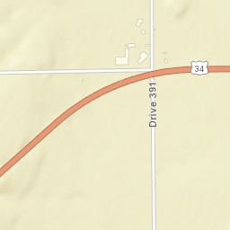 Red Willow, NE, USA Street Map