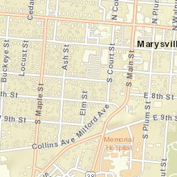 210 West 5th Street, Marysville, OH 43040 Street Map