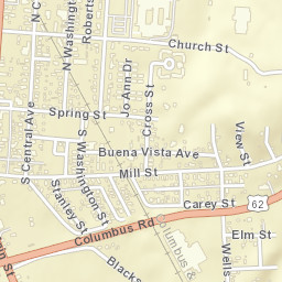 Utica Ohio Street Map