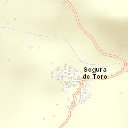 Segura de Toro Street Map