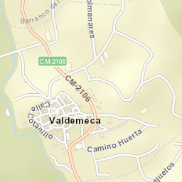 Valdemeca Street Map