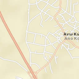Áno Kómi Street Map