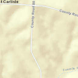 West Carlisle Ohio Street Map