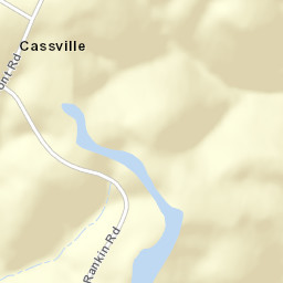 Cassville Ohio Street Map