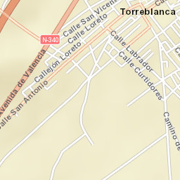 Torreblanca Street Map