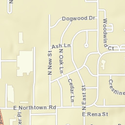 2408-2512 North New Street Kirksville Street Map