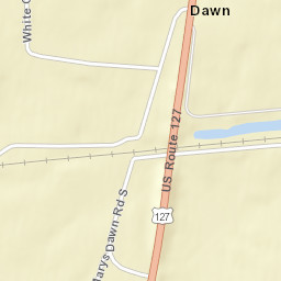 Dawn Ohio Street Map