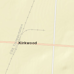 Kirkwood Ohio Street Map