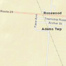 Rosewood Ohio Street Map