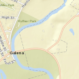 Galena Ohio Street Map