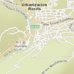 Arenas de San Pedro Street Map