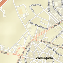 Valmojado Street Map