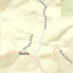 Zenia California Street Map