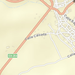Villanueva de la Sierra Street Map