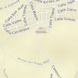 Serranillos del Valle Street Map
