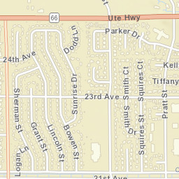 2144 Chivington Dr Longmont CO Street Map