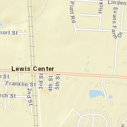 Lewis Center Ohio Street Map