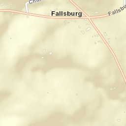 Fallsburg Ohio Street Map