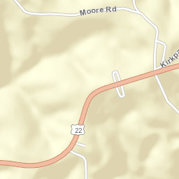 Moorefield Ohio Street Map