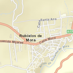 Rubielos de Mora Street Map