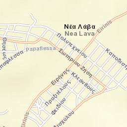 Nea Lava Street Map