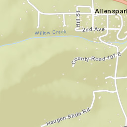 Allenspark Colorado Street Map