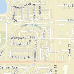 2500-2830 17th Avenue, Longmont, CO Street Map