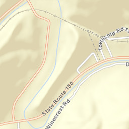 Olszeski Town Ohio Street Map