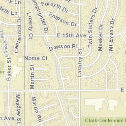 1601-1609 Meeker Dr Longmont CO Street Map