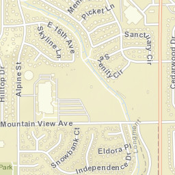 701-731 Eldora Place, Longmont, CO Street Map