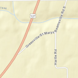 Beamsville Ohio Street Map