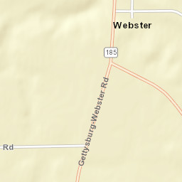 Webster Ohio Street Map