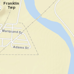 Conesville Ohio Street Map