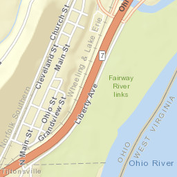 Rayland Ohio Street Map