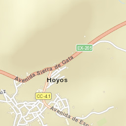 Hoyos Street Map