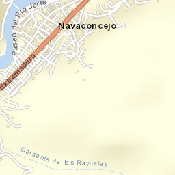 Navaconcejo Street Map