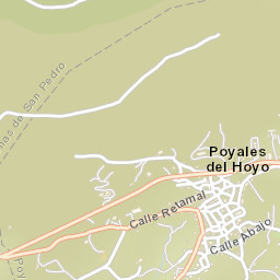Poyales del Hoyo Street Map