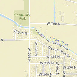 324 North 800 West, Springville, UT 84663 Street Map