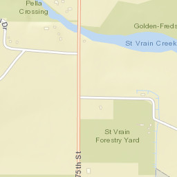 7501-7997 Saint Vrain Road, Longmont, CO Street Map