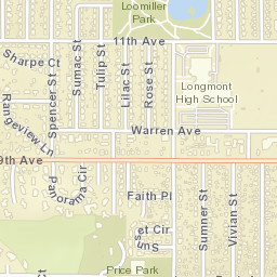 2118 Longs Peak Ave Longmont Street Map