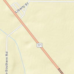 Hill Grove Ohio Street Map