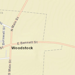Woodstock Ohio Street Map