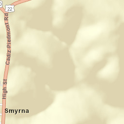 Smyrna Ohio Street Map
