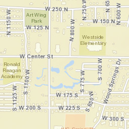 833-851 175 S Springville UT 84663 Street Map