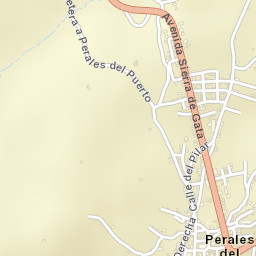 Perales del Puerto Street Map