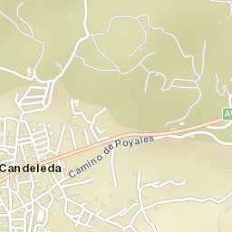 Candeleda Street Map