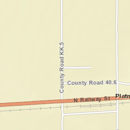Platner Colorado Street Map