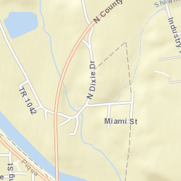 Rossville Ohio Street Map